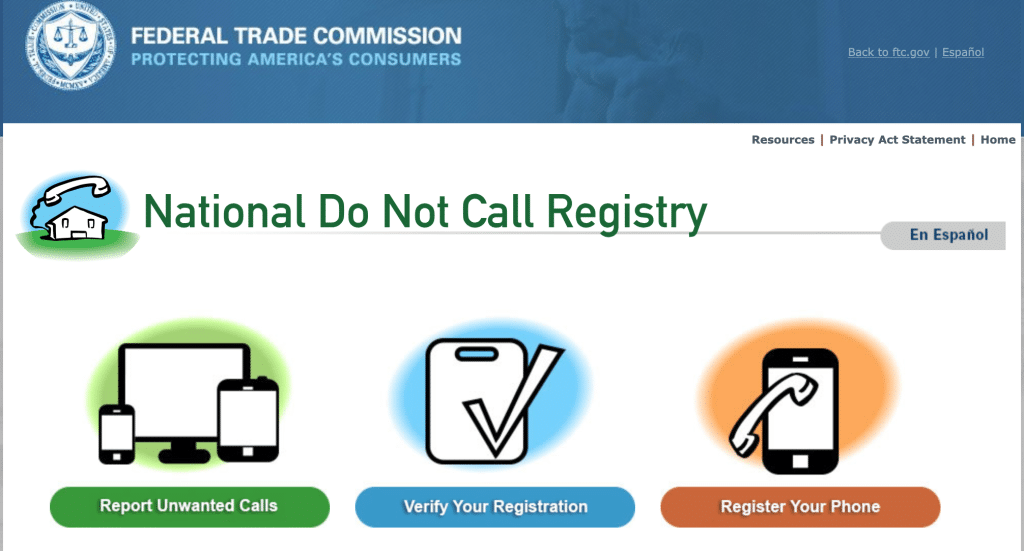 National Do Not Call Registry
