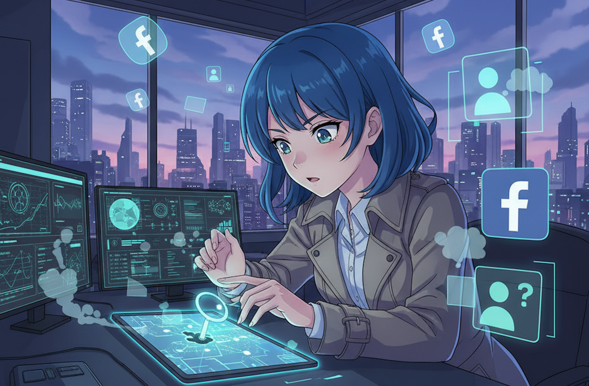 how to see if someone has a secret Facebook account